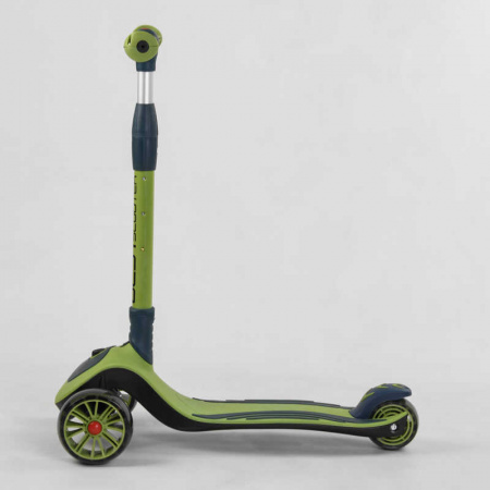 Самокат_трехколесный_С-04909_Best_Scooter_(4)_складной_алюминиевый_руль_3_колеса_PU_со_светом_d=12_с