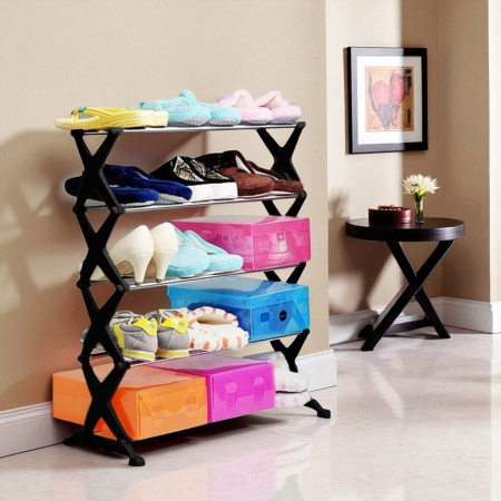 Полка для обуви складная Shoe Rack 5 полок