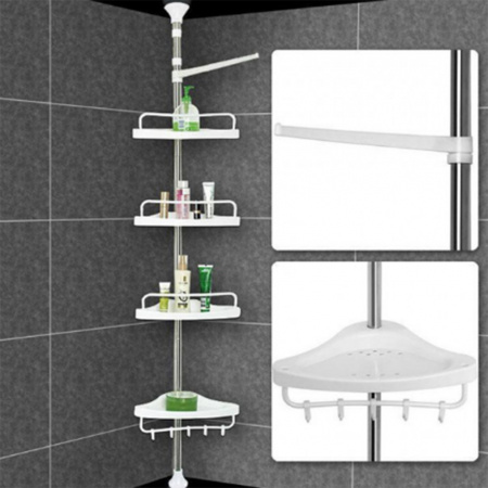 Полиця кутова для ванної кімнати Multi Corner Shelf