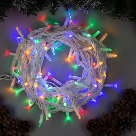 Гірлянда новорічна вулична Xmas 10 м (8109) Мультикольорова