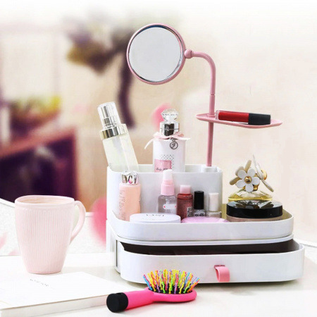 Органайзер для косметики Cosmetic Organizer с зеркалом 7009