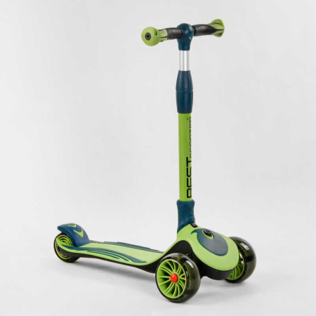 Самокат_трехколесный_С-04909_Best_Scooter_(4)_складной_алюминиевый_руль_3_колеса_PU_со_светом_d=12_с