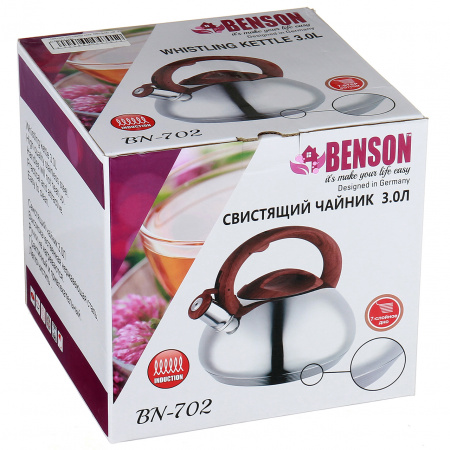 Чайник із свистком Benson на 3.0 л (BN-702)
