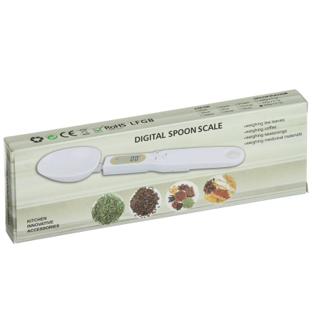 Електронна мірна ложка-ваги DIDGITAL SPOON SCALE кухонні ваги ложка з LCD екраном до 500 г