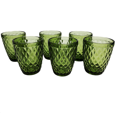Набір склянок Garbo Glassware 6 шт (5209DZS) Green