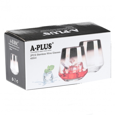 Бокалы для коньяка A-PLUS 2 шт 400 мл (9048)