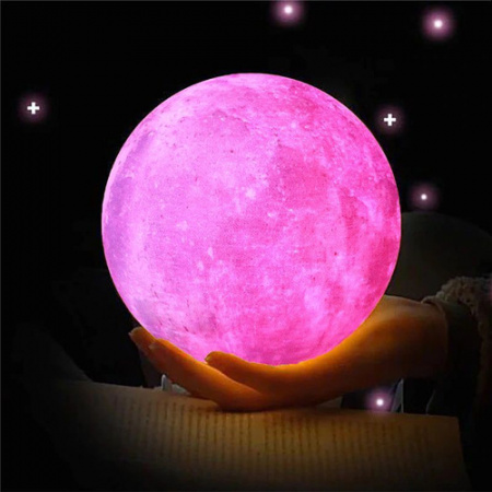 Ночник Луна Moon lamp 13 см сенсорный 6 цветов