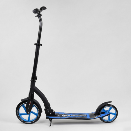 Самокат_двухколесный_Best_Scooter_54664_(4)_колеса_PU_-_переднее_23_см_заднее_-_20_см_1_амортизатор_