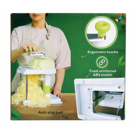 Капусторізка механічна CABBAGE CUTTER шатківниця для капусти з 3 запасними лезами в комплекті