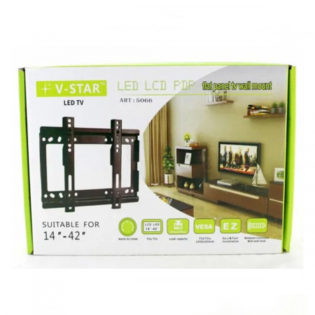 Кронштейн для телевізора V-Star 14-42" V-1 (5066)