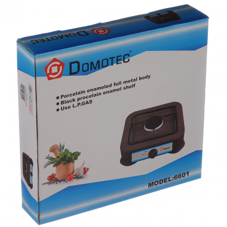 Газовая плита Domotec 1 конфорка (6601)