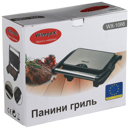 Гриль притискний WimpeX 1500 Ватт (WX-1066)