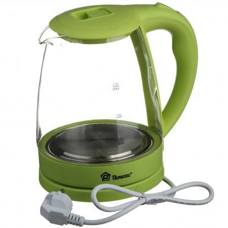 Електрочайник скло Domotec 2.2 л (MS-8212) Light Grine