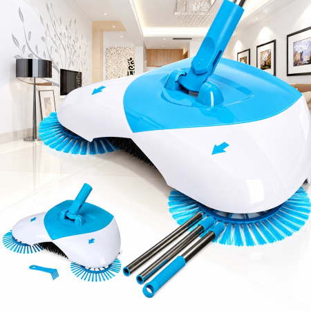 Механическая щётка веник швабра для уборки пола Hurricane Spin Broom