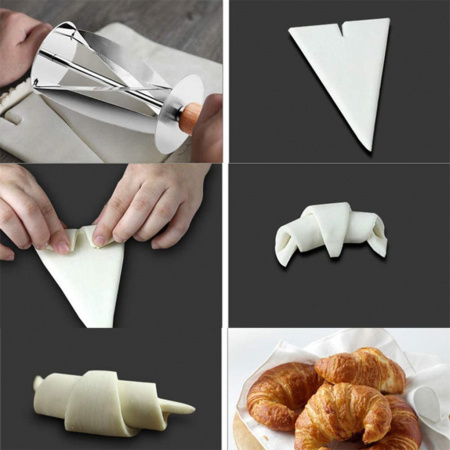 Кондитерський ніж для випікання круасанів Croissant Cutter (40 CC)