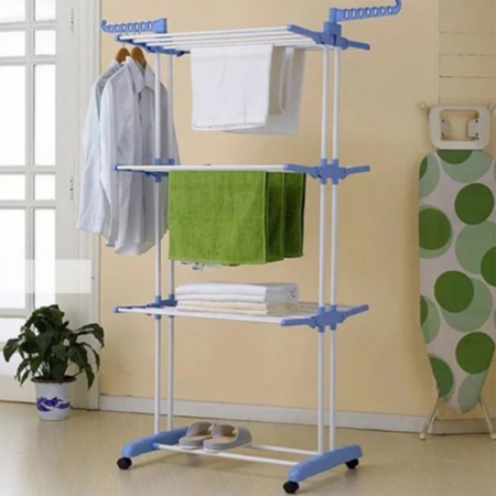 Сушарка органайзер для речей Spray Painting Clothes Hanger до 40 кг 364 CR