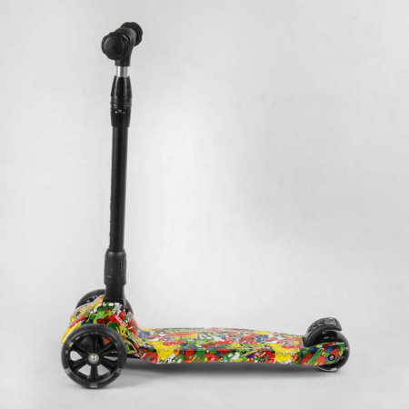 Самокат_трехколесный_Best_Scooter_59-208_MAXI_(6)_складной_алюминиевый_руль_3_колеса_PU_со_светом_пе