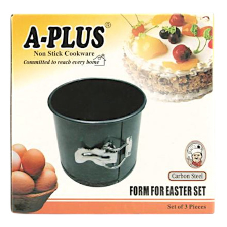 Форми для випікання паски A-PLUS 3 шт (1134)