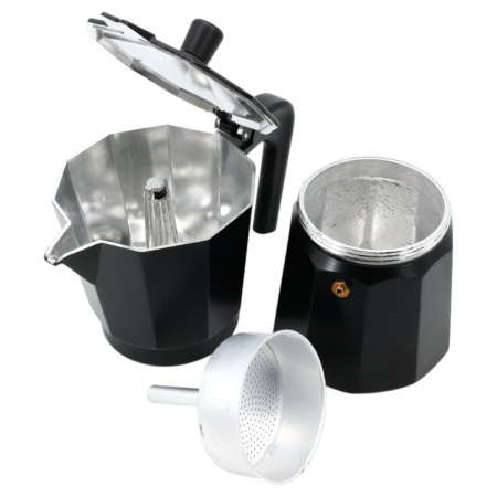 Гейзерна кавоварка A-PLUS на 3 чашки (3081) Black