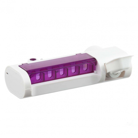 Держатель диспенсер для зубной пасты и щеток УФ стерилизатор BRUSH STERILIZER