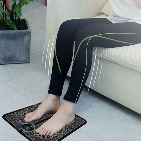 Масажний килимок міостимулятор для ніг EMS Foot Massager