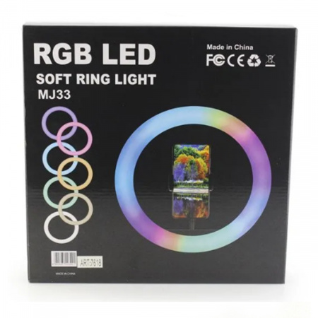 Кільцева лампа з утримувачем для телефону Ring Light 30 см (7618)