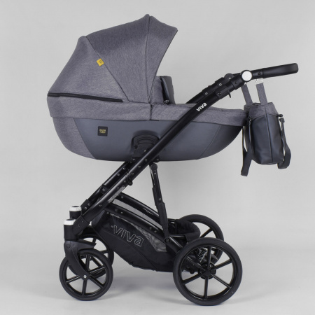 Детская_коляска_2_в_1_Expander_VIVA__V-84622_(1)_цвет_Anthracite_водоотталкивающая_ткань_+_эко-кожа.