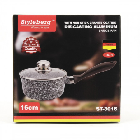 Ківш кухонний Styleberg 1.4 л (ST-3016) Гранітне покриття 