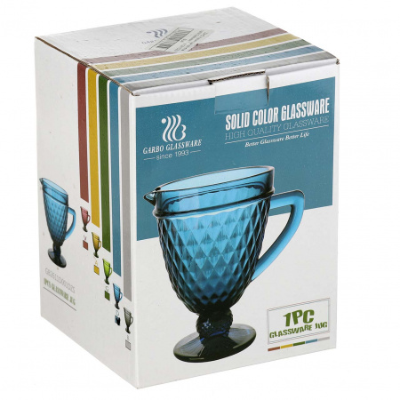 Глек для напоїв Garbo Glassware 1.1 л (2611DZS/ Blue)