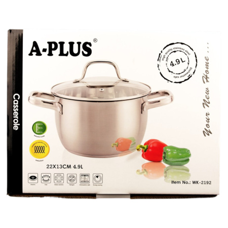 Каструля A-PLUS 4.9 л (2192)