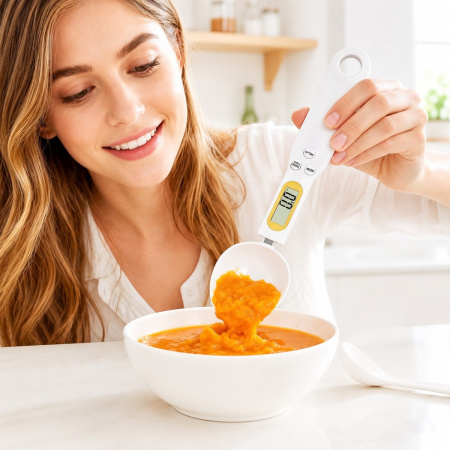 Електронна мірна ложка-ваги DIDGITAL SPOON SCALE кухонні ваги ложка з LCD екраном до 500 г