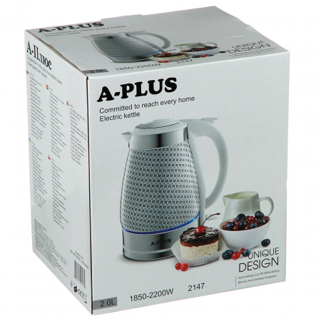 Електрочайник керамічний A-PLUS 2.0 л (2147)