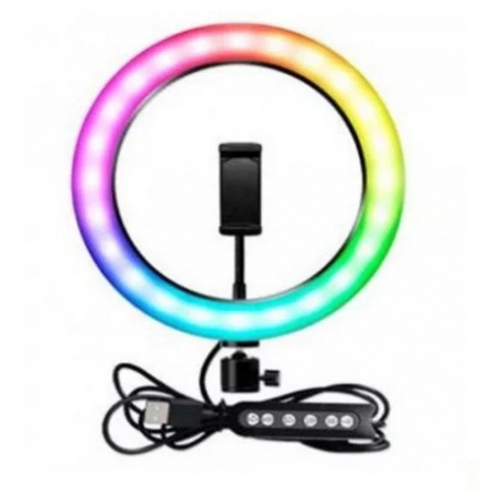 Кольцевая LED лампа для селфи MJ30 RGB