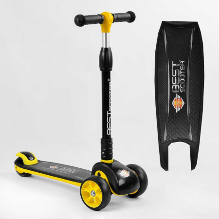 Самокат_трехколесный_84377_Best_Scooter_(6)_ЖЕЛТЫЙ_складной_алюминиевый_руль_3_колеса_PU_со_светом_d