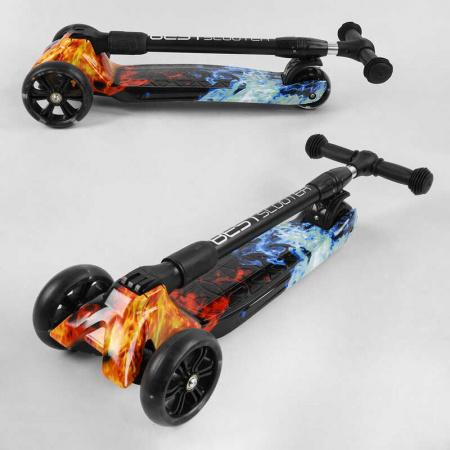 Самокат_трехколесный_Best_Scooter_76-455_MAXI_(6)_складной_алюминиевый_руль_3_колеса_PU_со_светом_пе