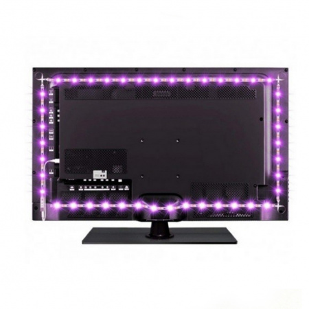 Світлодіодна стрічка Led 5050 RGB 2 м+ та пульт (7572)
