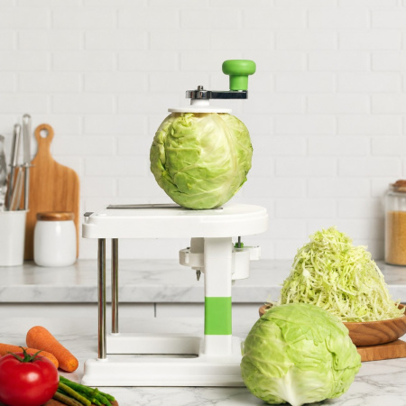 Капусторізка механічна CABBAGE CUTTER шатківниця для капусти з 3 запасними лезами в комплекті