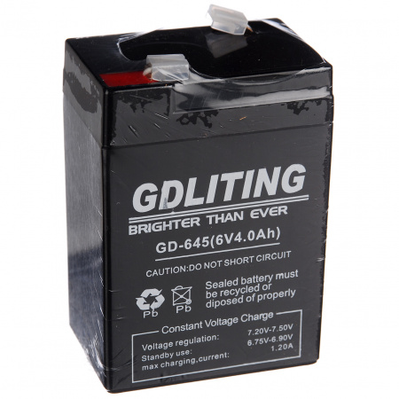 Акумулятор для торгової ваги GDLITING 6 V 4 A (GD-645)
