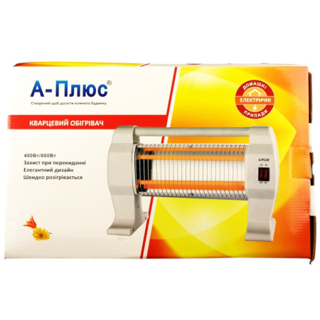 Кварцовий обігрівач A-PLUS 400/800 Вт (2123)