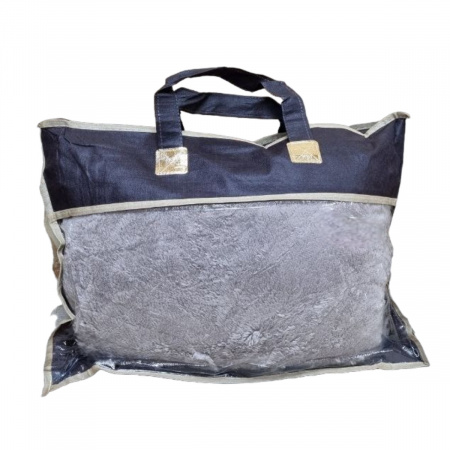 Плед Євро пухнастий Home textile "Ялинка" 200 х 220 см (37168) Бежевий