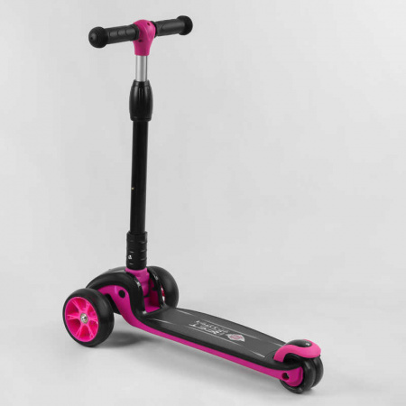Самокат_трехколесный_87819_Best_Scooter_(6)_РОЗОВЫЙ_складной_алюминиевый_руль_3_колеса_PU_со_светом_