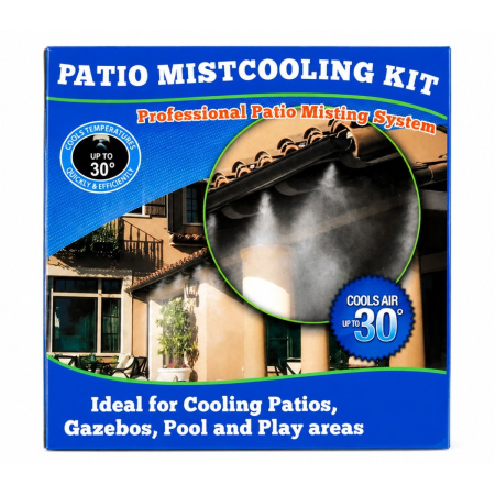 Садовий туманоутворювач для альтанки городу теплиць та саду Patio Mistcooling Kit 9.6 м, 9 форсунок