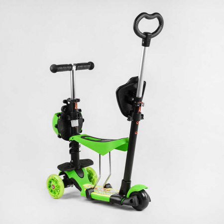 Самокат_5в1_трехколесный_47007_(1)_Best_Scooter_с_защитным_бампером_PU_колеса_ПОДСВЕТКА__КОЛЕС_в_кор