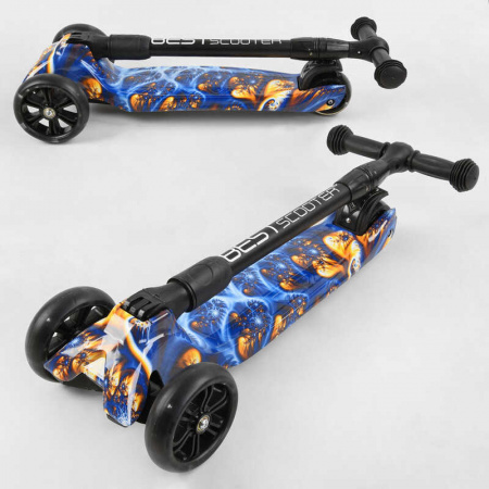 Самокат_трехколесный_Best_Scooter_54-704_MAXI_(6)_складной_алюминиевый_руль_3_колеса_PU_со_светом_пе