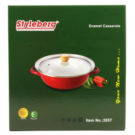 Кастрюля эмалированная Styleberg 20 см (2057)