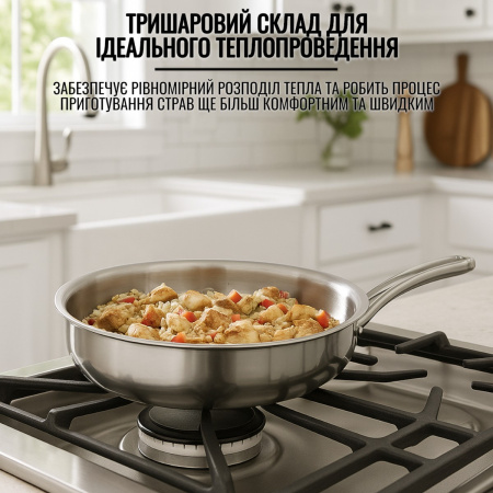 Сковорода STYLEBERG TRIPLY 24 см (0417)