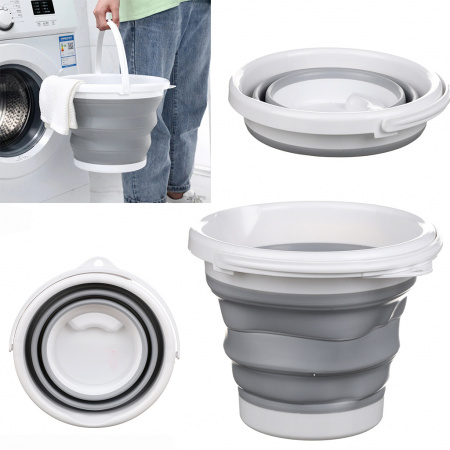 Ведро складное SILICON BUCKET 3 литра (MH-3828S)