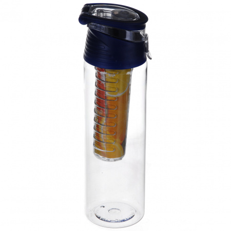 Пляшка для напоїв My Bottle із колбою під фрукти (700MB) Синя