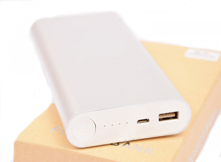 Павер Банк UKC 20800 mAh (реальная 9600 mAh) 02-NDY Silver