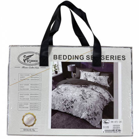 Постільна білизна полуторна KOLOCO BEDDING фланель (40753) 
